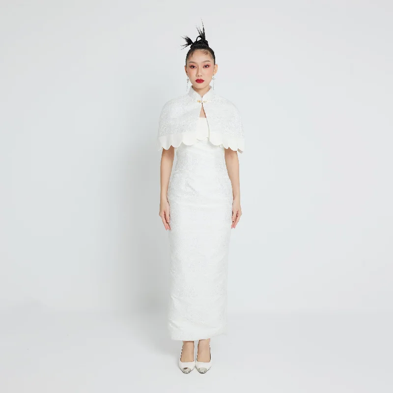 Effortless Comfort Ke Rou Scallop Tube Dress