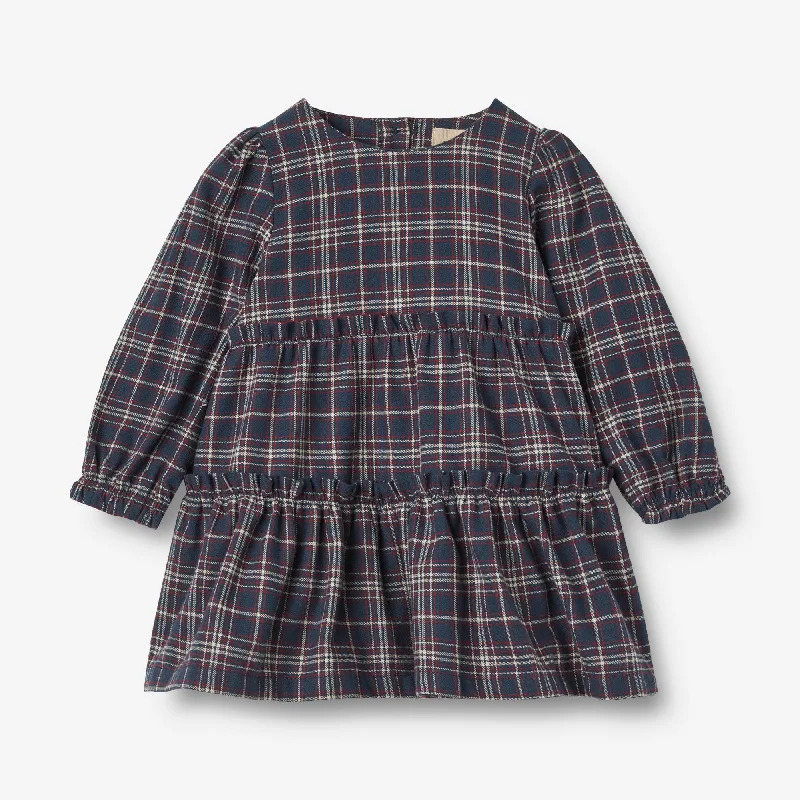 Refresh Your Wardrobe With Exclusive Discounts Dress Fanny - navy check