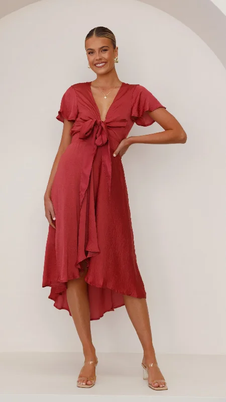 Trend Alert Sunny Daze Dress - Berry