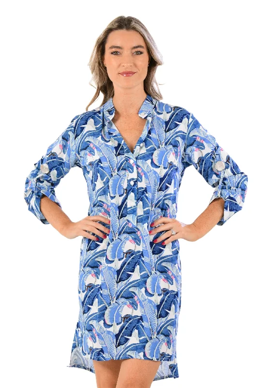 Casual Fashion Trends for Women Day Tripper Dress / Cobalt Tropical