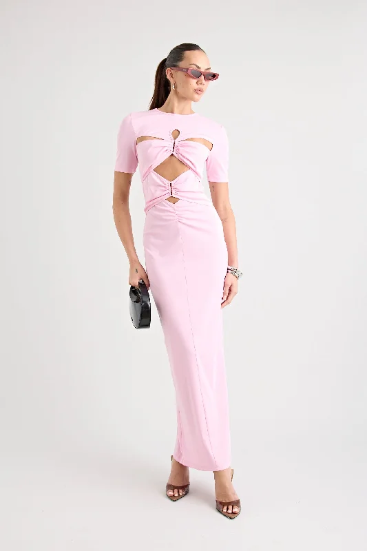 Coastal Beach - Inspired Style FLORENCE DRESS | PINK
