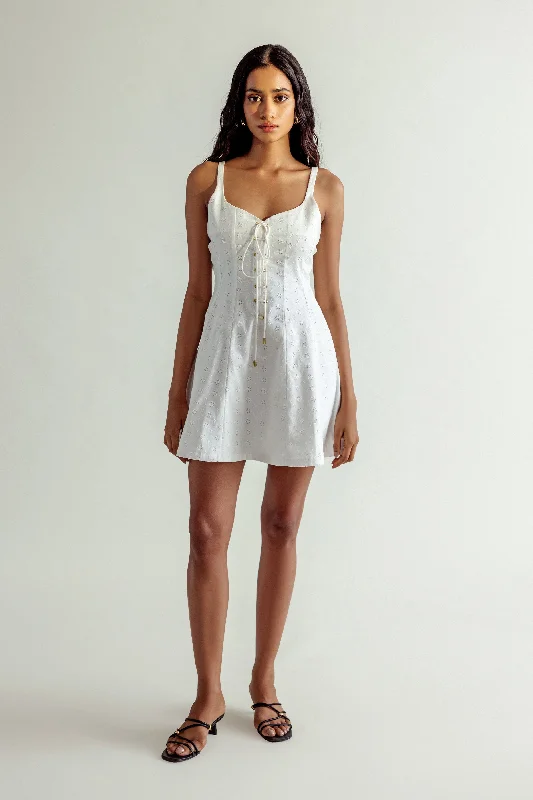 Evening Looks Louis Dress - White