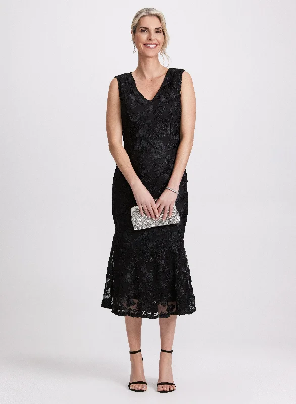 Shop Ladies Clothes Soutache Lace Embroidered Dress