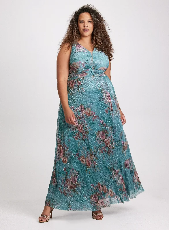 Great Prices On Feminine Styles Floral Print Fit-&-Flare Dress