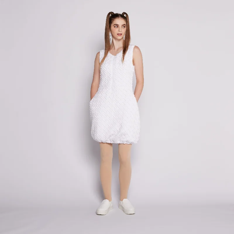 Modern Glamour Cotton Textured Dress