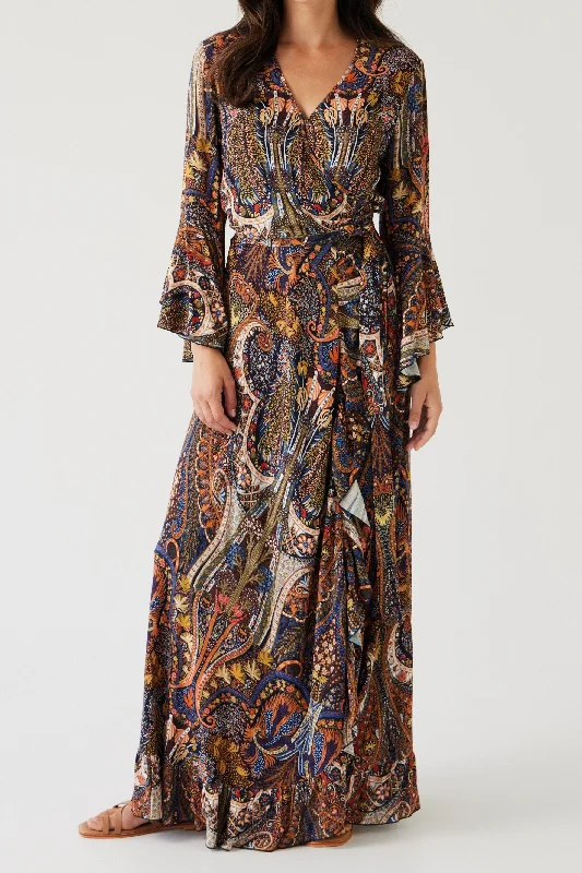 Women's Online Clothing Boutique Alice Dress | Dark Paisley