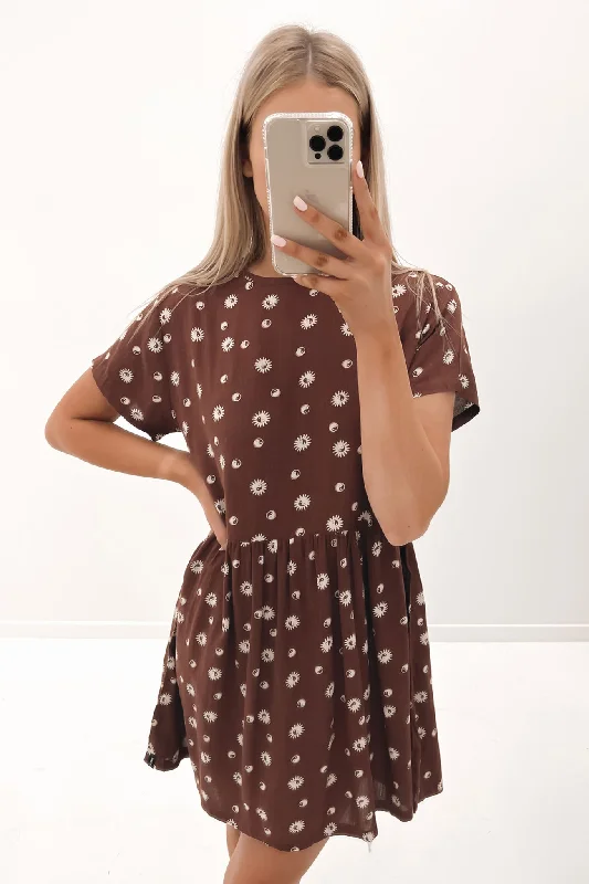 Minimalist Fashion Sale Balance Act Dress Cappuccino