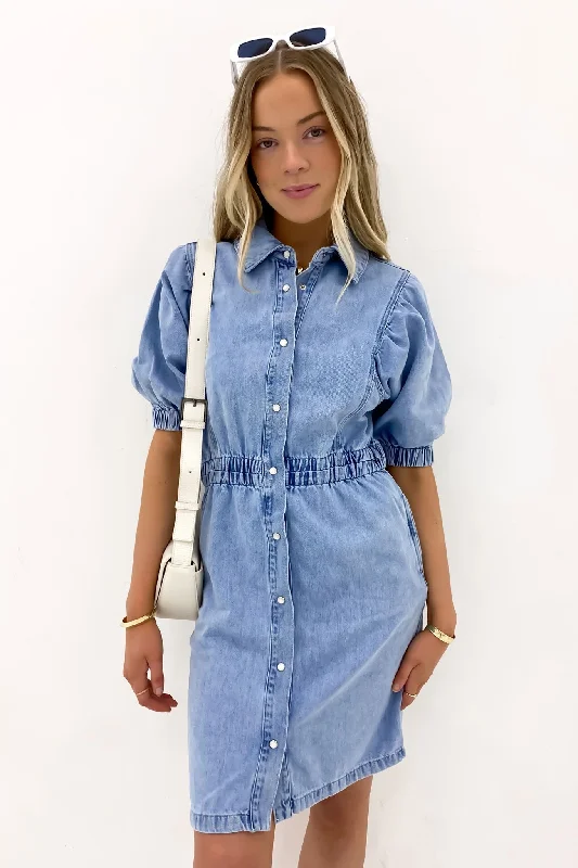 Feminine Flow Vivian Dress Light Blue