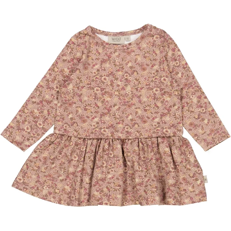 Women's Evening Garments Dress Astrid - rose snow flowers
