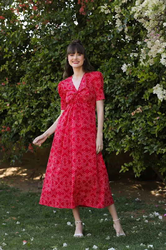 Comfort Centric Apparel Strawberry Pop Cotton Sundress