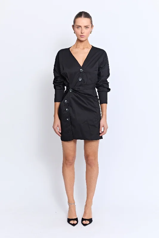 Women's Activewear Attire LAUTREC TWIST DRESS| BLACK