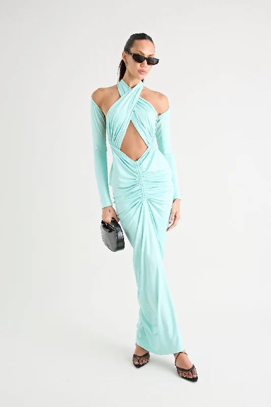 Dive Into Trendy Styles VICTORIA DRESS | AQUA