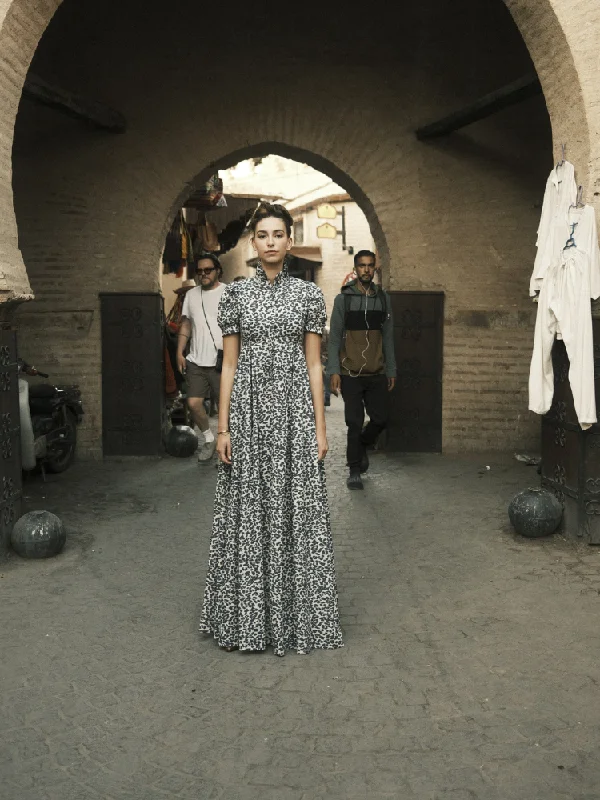 Wardrobe Refresh Victoria’s Dress cotton leopard print