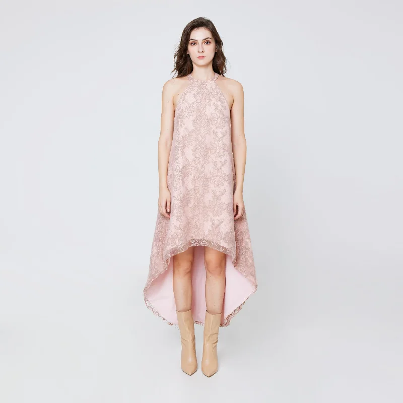 Online Boutiques Best Elyn Halter Shimmering Dress