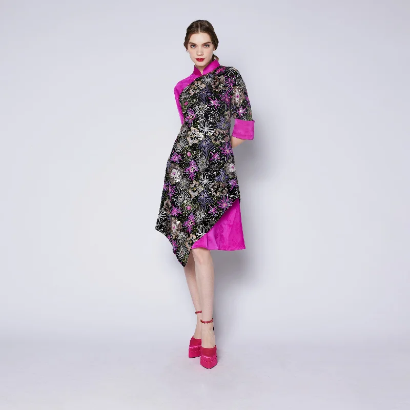 Women's Versatile Apparel Meng Yao Velvet Dress