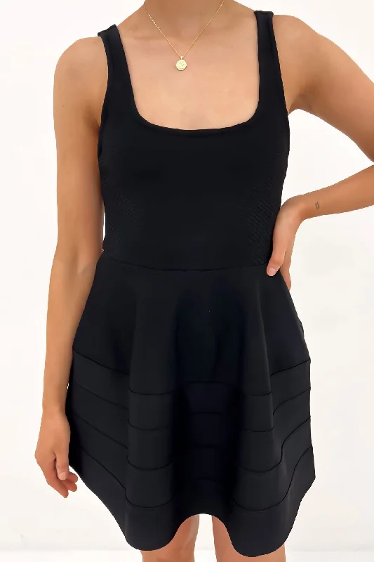Unique Women's Fashion Pieces Spirits Dress Black