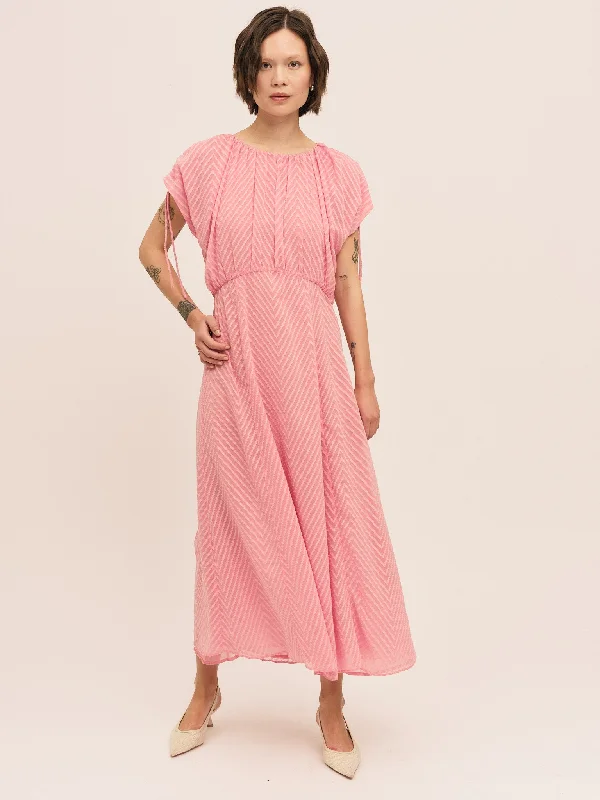 Sophisticated Fashion Mimosa Dress - Azelea Pink