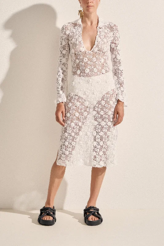 Online Boutiques Clothing Janus Hand Crochet Dress