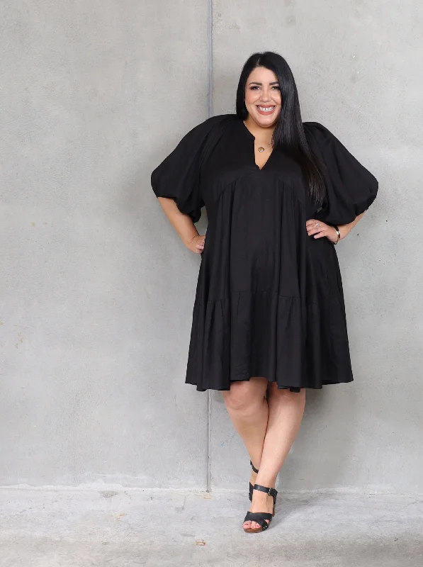 Trend Forward Threads For Her Mamma Mia Dress - Black
