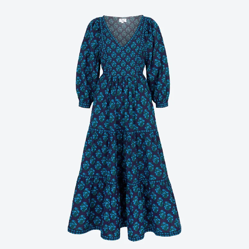 Trendsetting Threads Pink City Prints Night Sky Buta Laura Dress