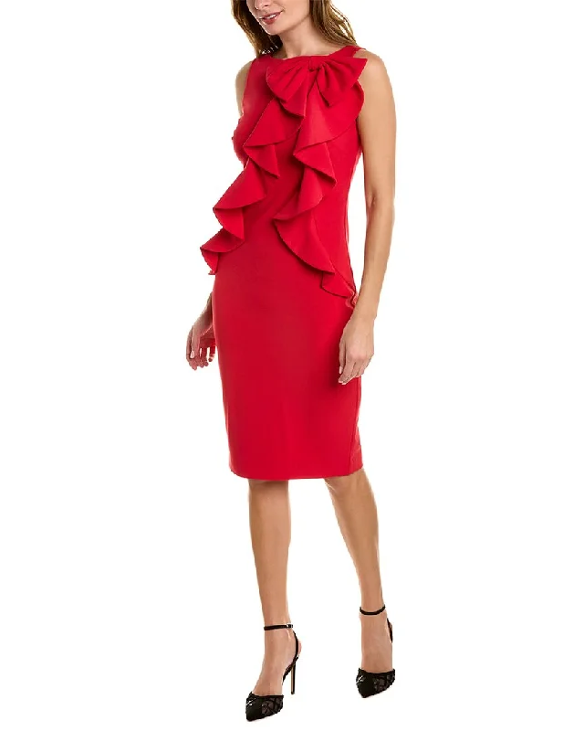 Women's Cozy Clothes Badgley Mischka Bow Sheath Dress