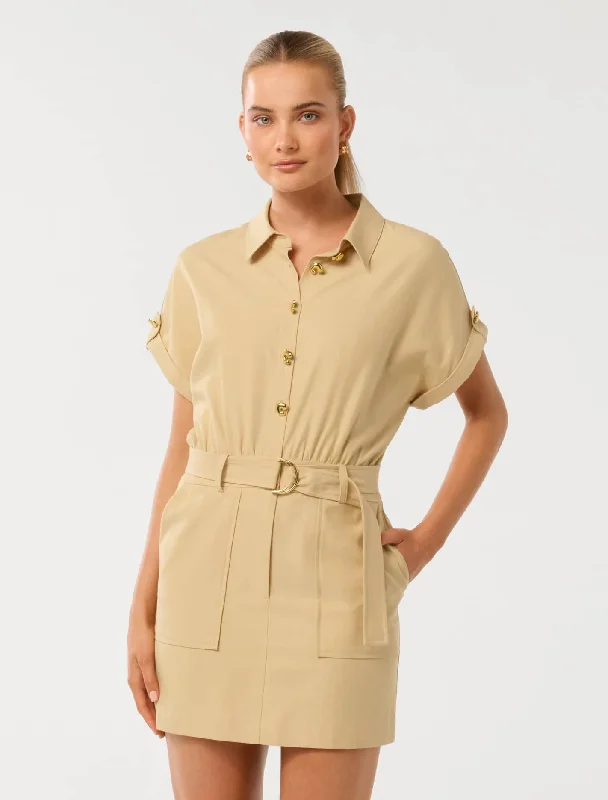 Bree Utility Mini Dress