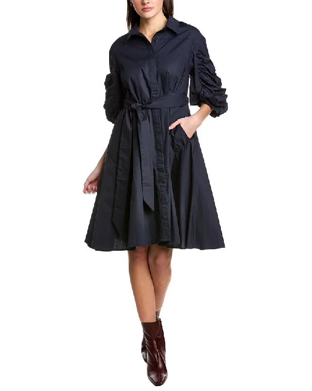 Affordable Women's Clothing Online Gracia Tie Waist Shirtdress