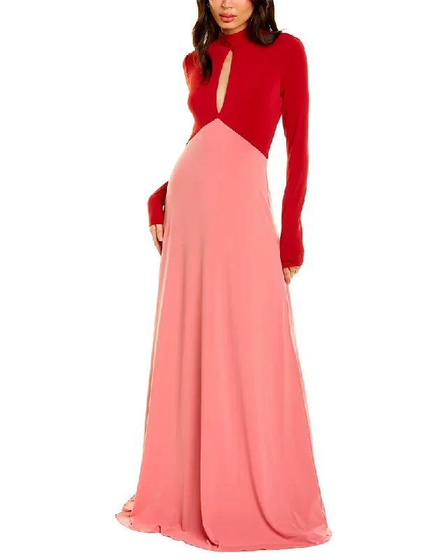 Halston Brin Jersey Gown