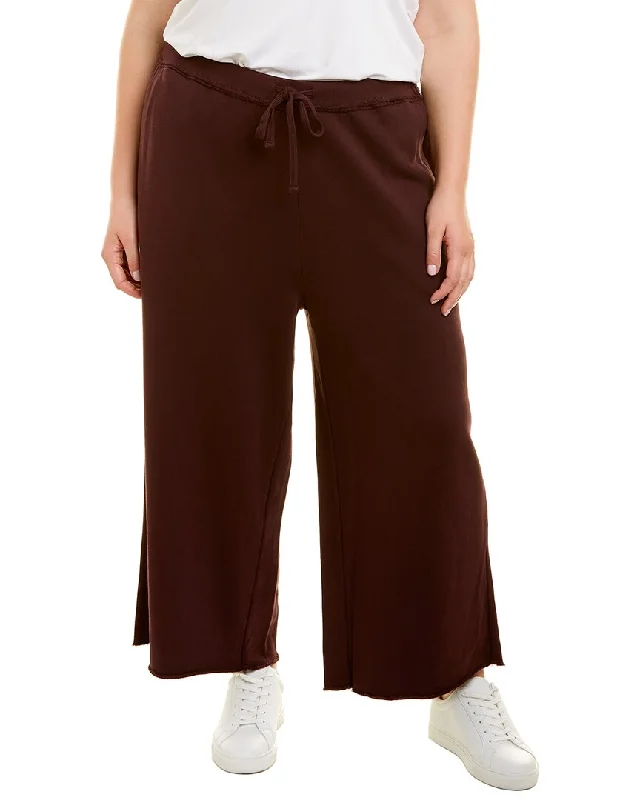 EILEEN FISHER Plus French Terry Wide Leg