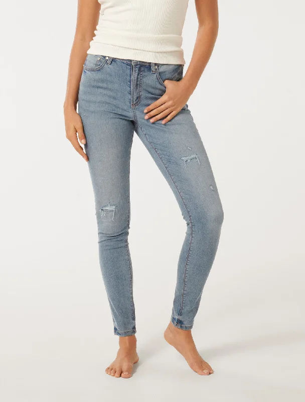 Nala Mid-Rise Skinny Jeans