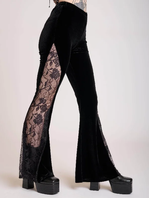 Classic Women's Apparel Velvet and Lace Flares