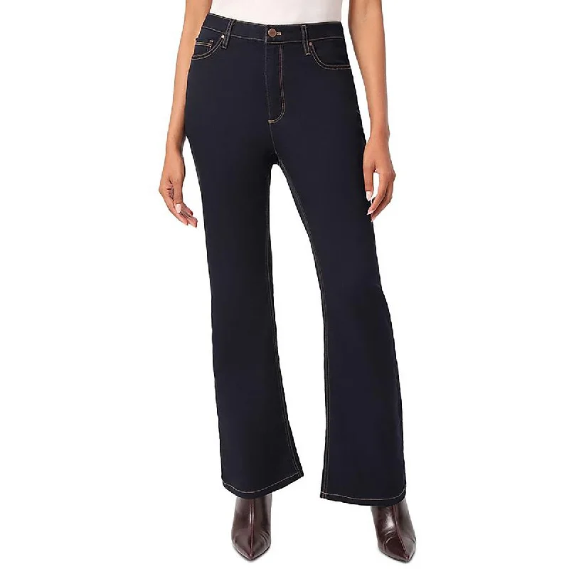 Women's Cozy Winter Attire Womens Denim Control Top Flared Jeans