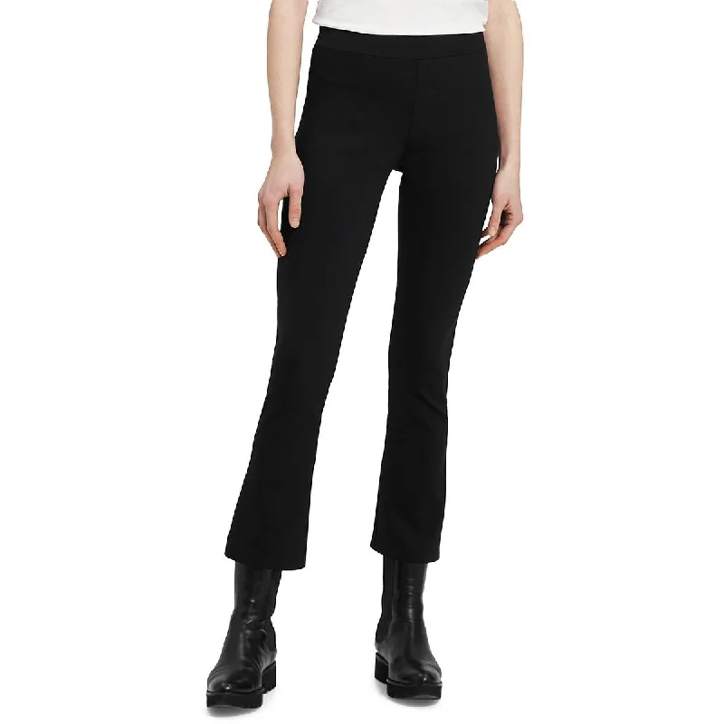 Womens Scuba High Rise Straight Leg Pants